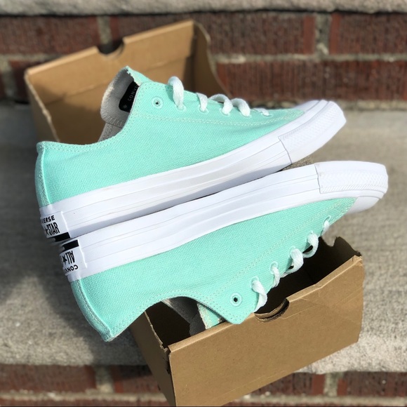 Converse Renew CTAS OX Low Top Canvas Mint Shoes - Picture 6 of 9